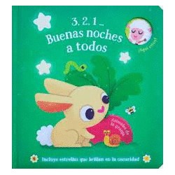 3 2 1 BUENAS NOCHES A TODOS. INCLUYE ESTRELLAS QUE BRILLAN EN LA OSCURIDAD