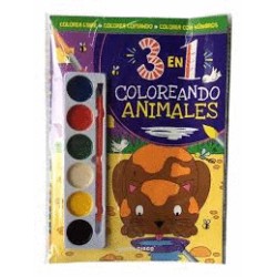 3 EN 1 COLOREANDO ANIMALES