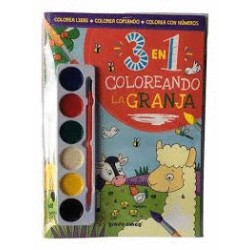3 EN 1 COLOREANDO LA GRANJA