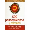500 PENSAMIENTOS Y REFRANES (BOLSILLO)