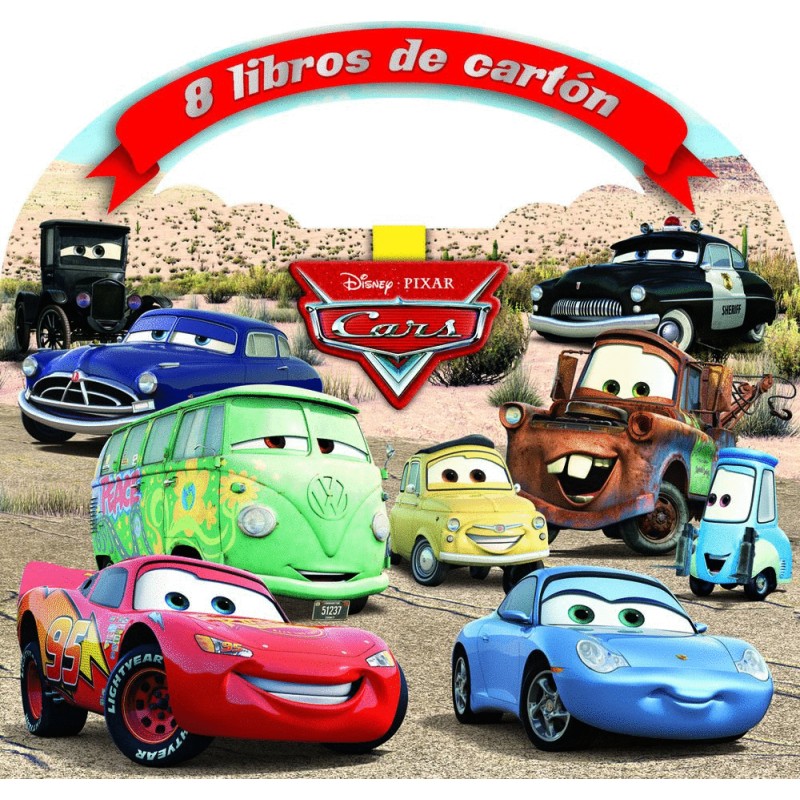 8 LIBROS DE CARTON CARS