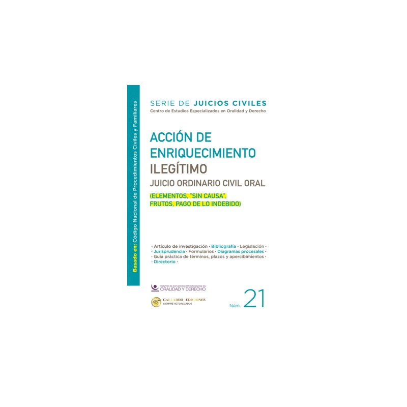 ACCION DE ENRIQUECIMIENTO ILEGITIMO   2025. N°21