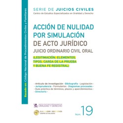 ACCION DE NULIDAD POR SIMULACION DE ACTO JURIDICO  2025. N°19