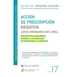ACCION DE PRESCRIPCION NEGATIVA  2025. N° 17
