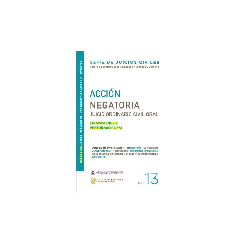 ACCION NEGATORIA. NUMERO 13