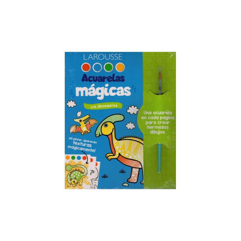 ACUARELAS MAGICAS LOS DINOSAURIOS