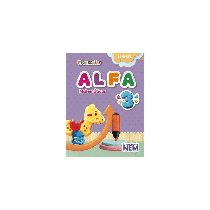 ALFA 3 PREESCOLAR MATEMATICAS
