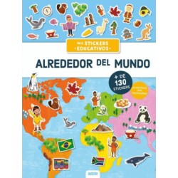 ALREDEDOR DEL MUNDO (+130 STICKERS). ELABORADO POR PROFESORES