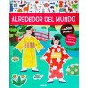 ALREDEDOR DEL MUNDO (LIBRO CON + DE 500 STICKERS)