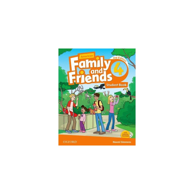 AMERICAN FAMILY AND FRIENDS 4 STUDENT BOOK WHITH DIGITAL PACKAGE