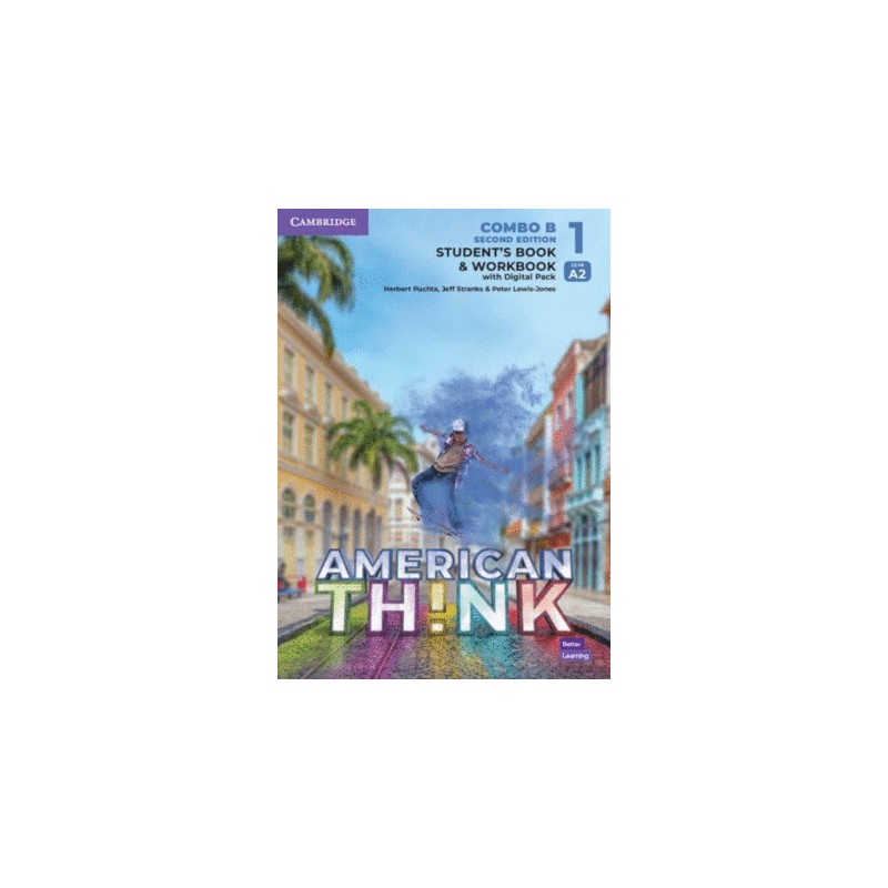 AMERICAN THINK 1B STUDENTS BOOK AND WORKBOOK WITH DIGITAL PACK COMBO