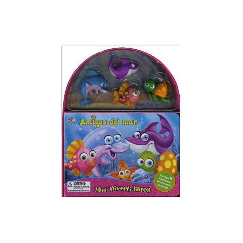 AMIGOS DEL MAR. INCLUYE 4 FIGURITAS Y UN ESCENARIO DE JUEGO