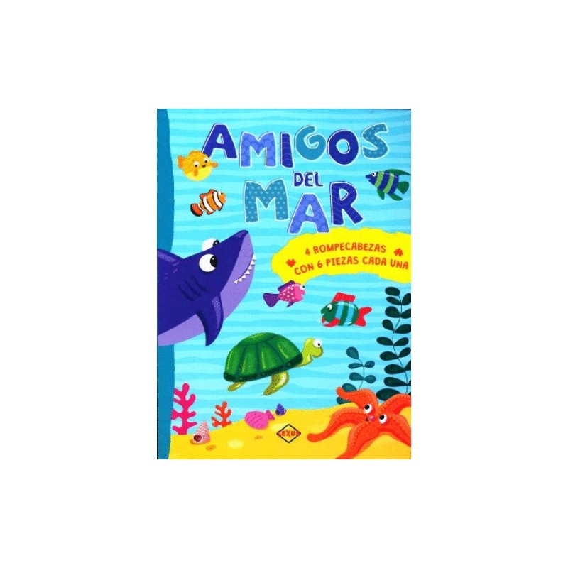 AMIGOS DEL MAR (PASTA DURA 4 ROMPECABEZAS)